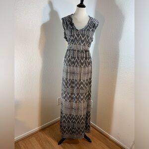 NWOT Faded Glory Black & White Maxi Dress